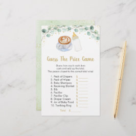 Baby andas kaffe utan att det Prisa spelet är