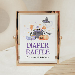 Baby andas Lila Diaper Raffle Poster