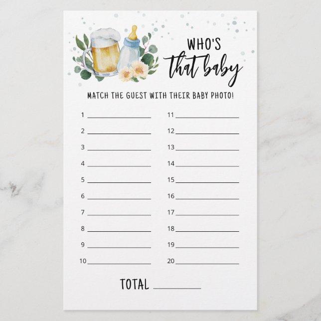 Baby andas vem som är Baby fotospelet (Framsida)