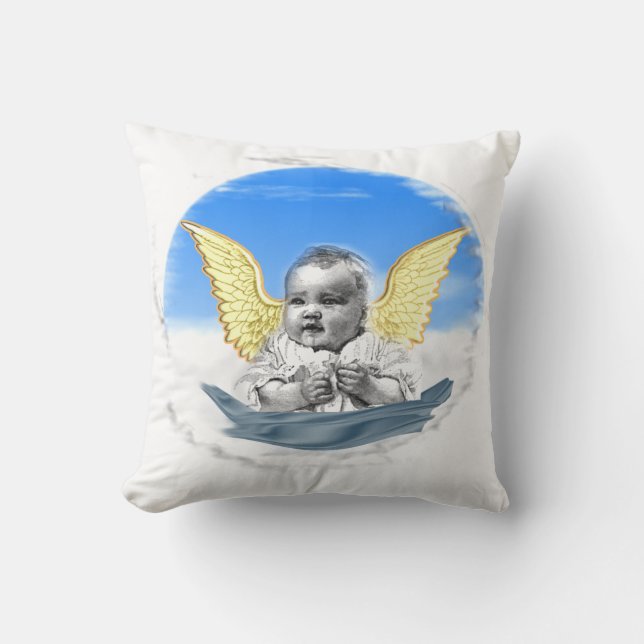 baby Angel-design Kudde (Framsida)