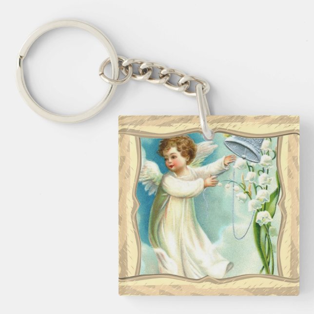 Baby Angel med blå bell (Framsidan)