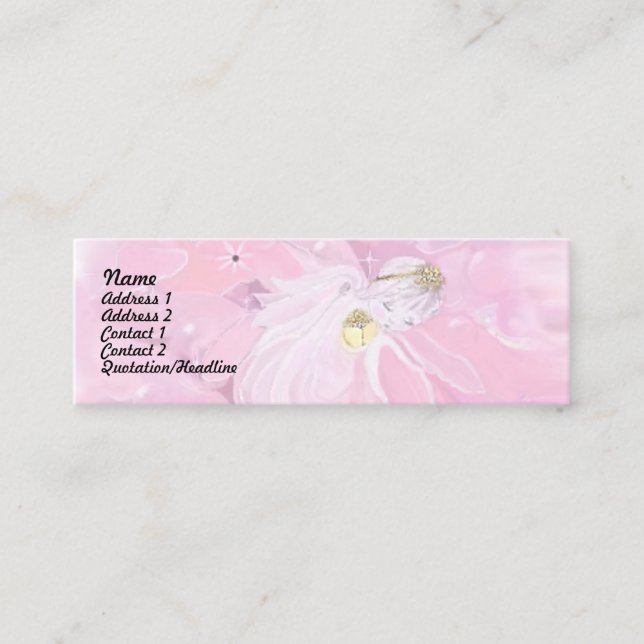 Baby Angel Mini Visitkort (Framsida)