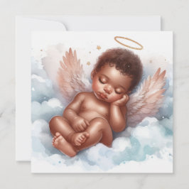 Baby Angel nyfödd Kort