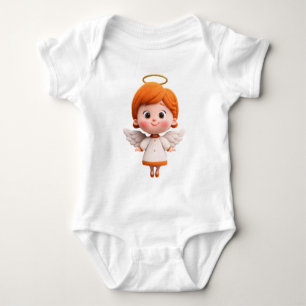Baby Angel – Söt serieängel med gloria för barn T Shirt
