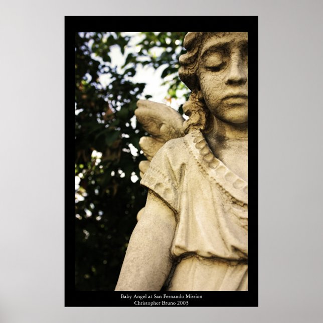 Baby Angel Statue Poster (Framsidan)