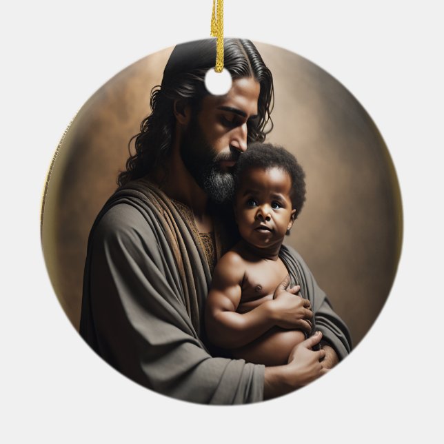 Baby Änglar Julgransprydnad Keramik (Baksidan)