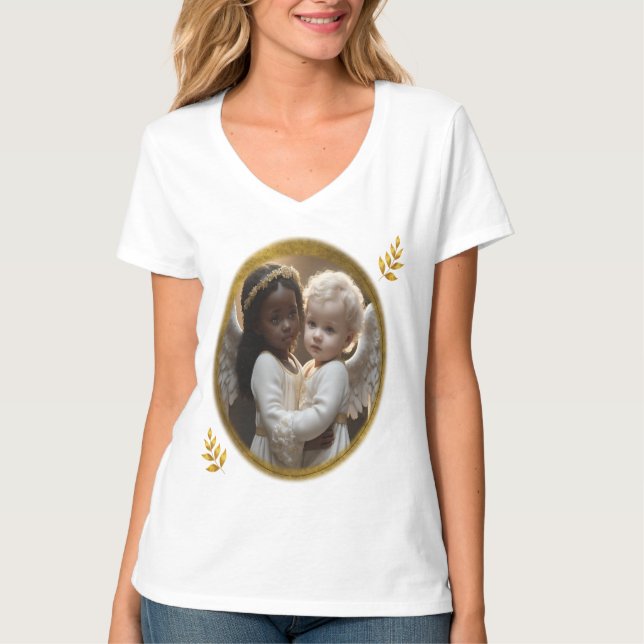 Baby Änglar T Shirt (Framsida)