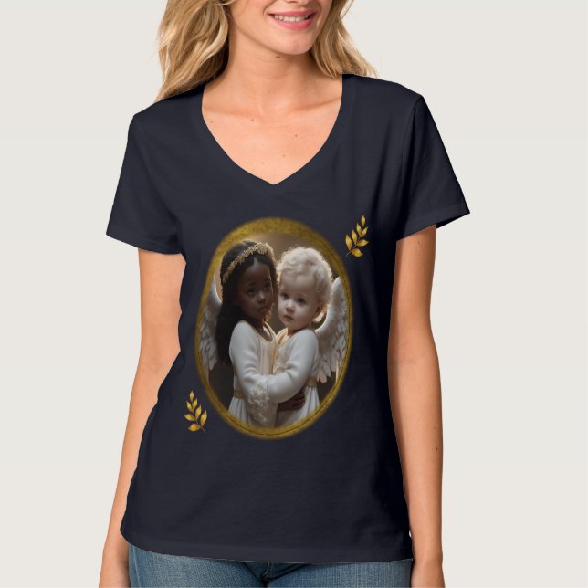 Baby Änglar T Shirt (Framsida)