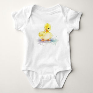 Baby Anka 2 Vattenfärg T Shirt