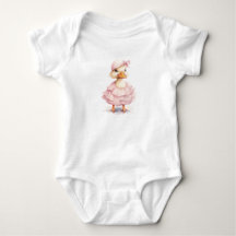Baby Anka Duckling i Rosa Dress
