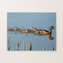 Baby Anka i rad efter Mamma Jigszle Puzzle Pussel