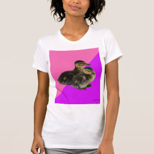 Baby Anka om Rosa hallon och Lila Sorbet T Shirt