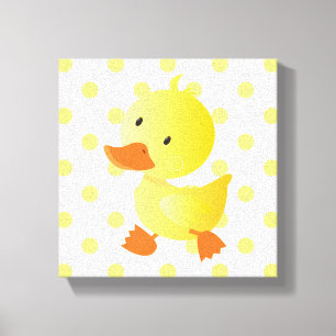 Baby Anka Polka dots Nursery Art Canvastryck