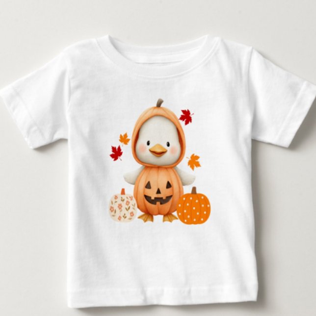 Baby Anka Pumpkin Costume T Shirt (Skapare uppladdad)