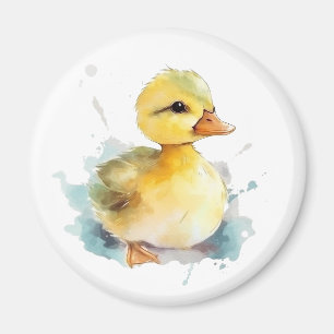 Baby Anka vattenfärgsmagnet Magnet