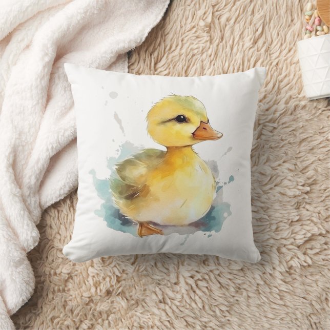 Baby Anka Watercolor Dekorativ kudde (Filt)