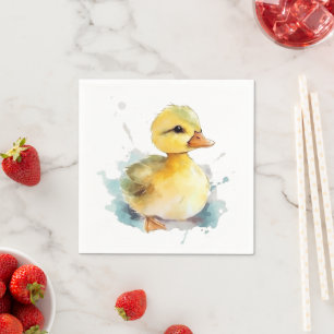 Baby Anka Watercolor Pappersservett