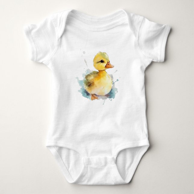 Baby Anka Watercolor T Shirt (Framsida)