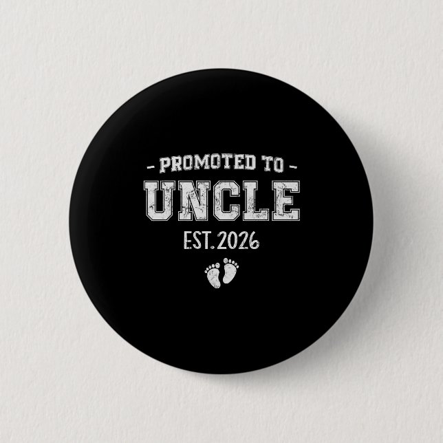 Baby Announcement For Uncle Promoted To Uncle 2026 Knapp (Framsida)