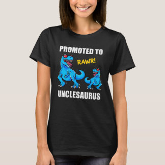 Baby Announcement Promoted To Unclesaurus  New Unc T Shirt