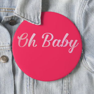 Baby anpassar den här Rosan Girly Girl Knapp