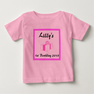 baby anpassningsbar Birthday, baby 1st, 2nd... T-shirt