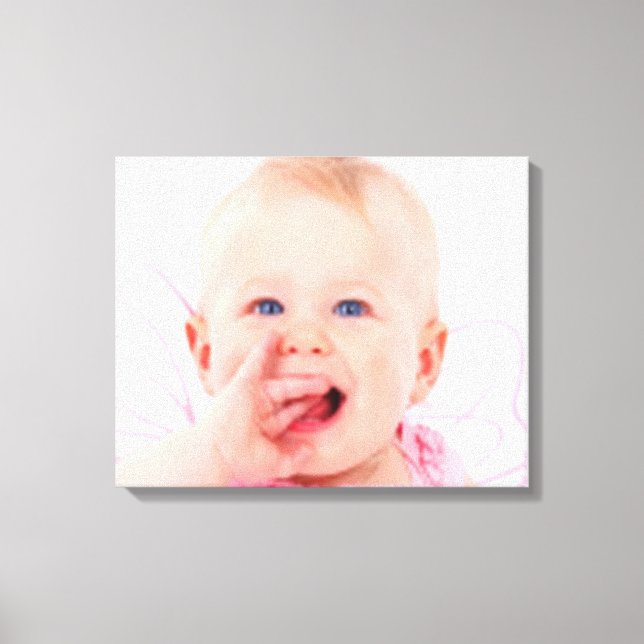 Baby Ansikte! Canvastryck (Framsida)