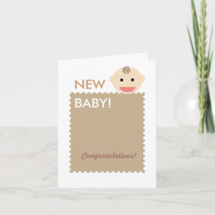 Baby Ansikte Kort