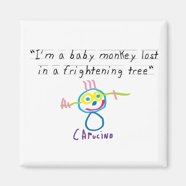Baby apa magnet (Framsidan)