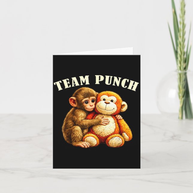 Baby apa slag lag punch  kort (Framsida)