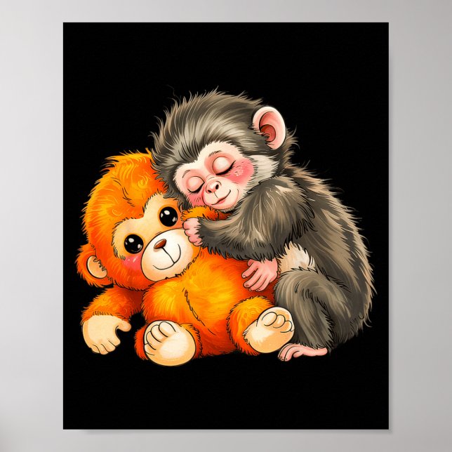 Baby apa slår  poster (Framsidan)