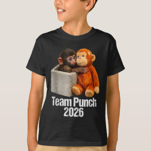 Baby apa söta apa team knytnäve 2026 zoo  t shirt