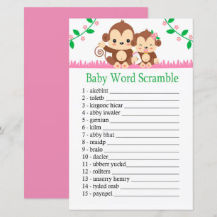 Baby-apan Baby-ord-vilt