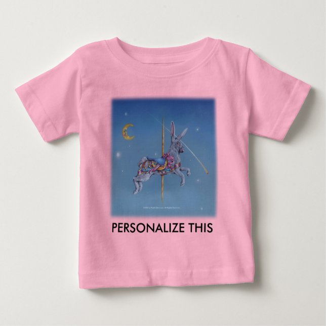 Baby Apparel - Cosmic Rabbit Carousel Tee (Framsida)