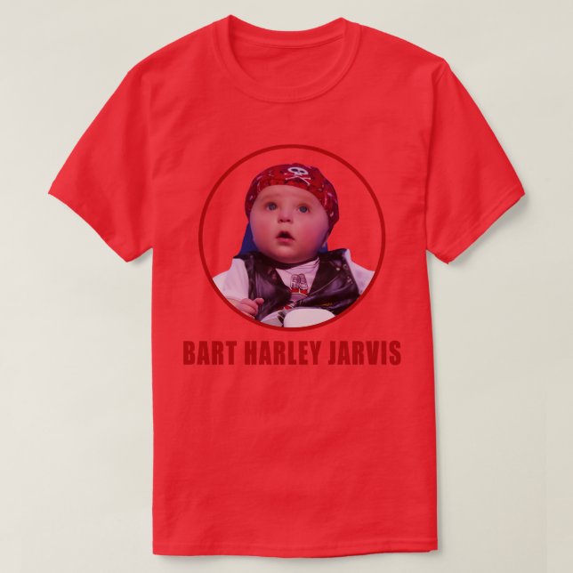 Baby år Bart Harley Jarvis T Shirt (Design framsida)