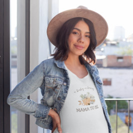 Baby är Brewing | Mamma för höstkaffe som skall lä T Shirt