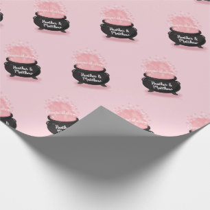 Baby är Brewing Witch Shower Gothic Rosa Girl Gir Presentpapper