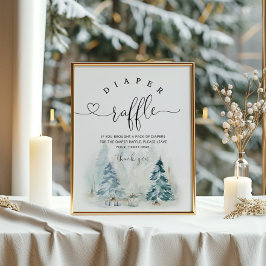 Baby är det kall utanför julklappning poster
