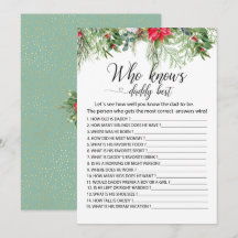 Baby är det kallet utanför spel som känner pappa.