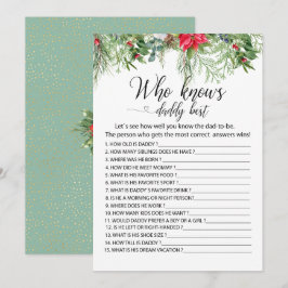 Baby är det kallet utanför spel som känner pappa. inbjudningar