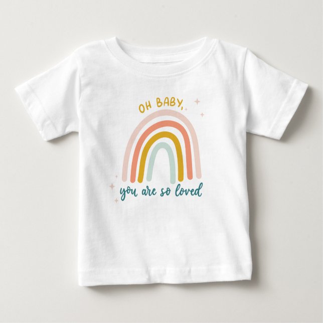 Baby är du så älskad t shirt (Framsida)