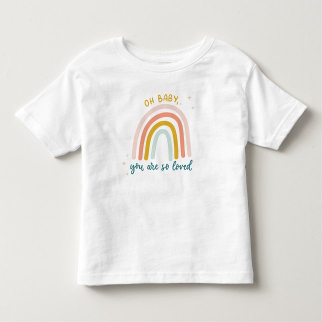 Baby är du så älskad t shirt (Framsida)