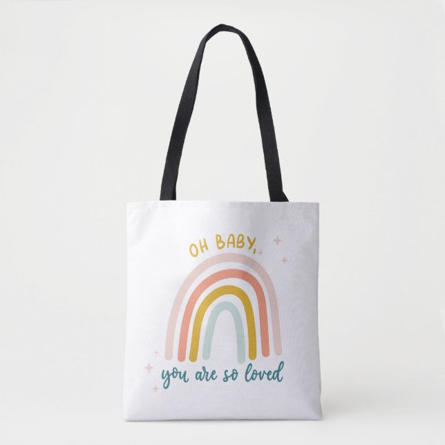 Baby är du så älskad tygkasse (Framsida)