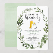 Baby är en stor barndusch i par