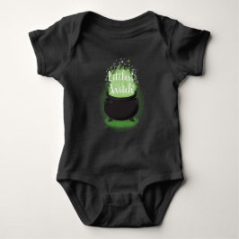 Baby är ett brungande Witch Shower Halloween Cauld T Shirt