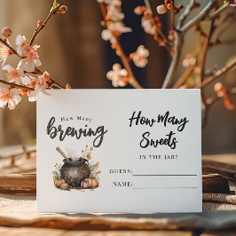 Baby är inte säker på hur många | Baby Shower Tilläggskort