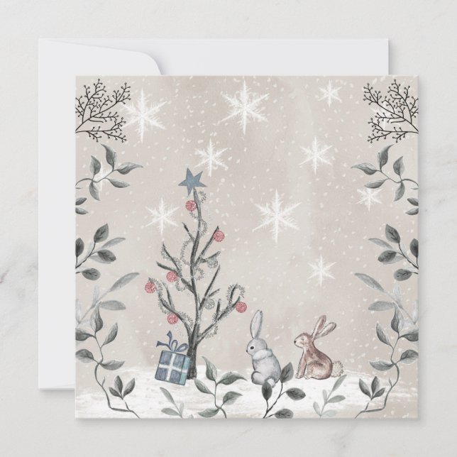 Baby är kallet utanför babyduschkortet tack kort (Framsida)