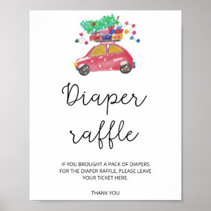 Baby är kallet utanför den dystra raffeln poster