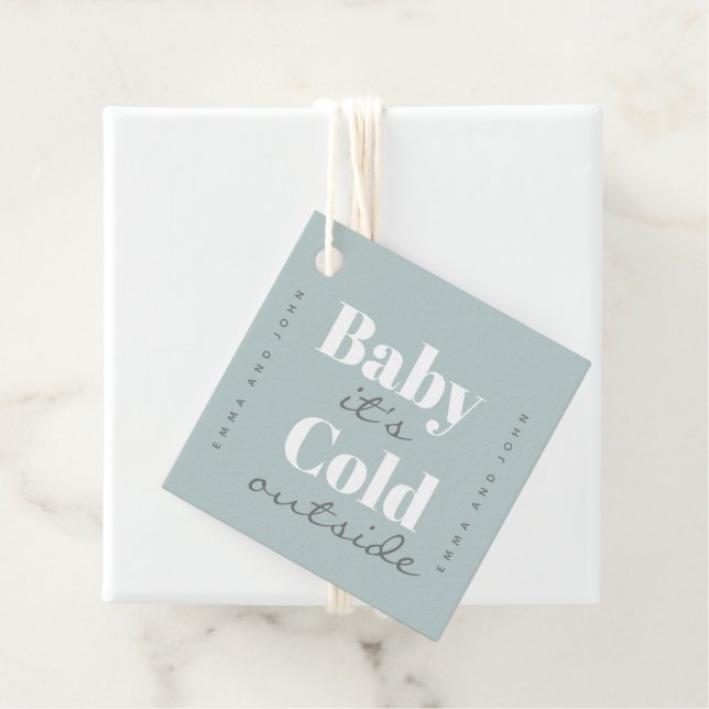 Baby är Kallet utanför Gåvor Etiketter (På plats)