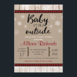 Baby är kallet utanför könsneutrala babyduschar inbjudningar<br><div class="desc">Om du vill ha en mer avancerad anpassning av den här designen väljer du bara knappen "Anpassa den" ovan!</div>